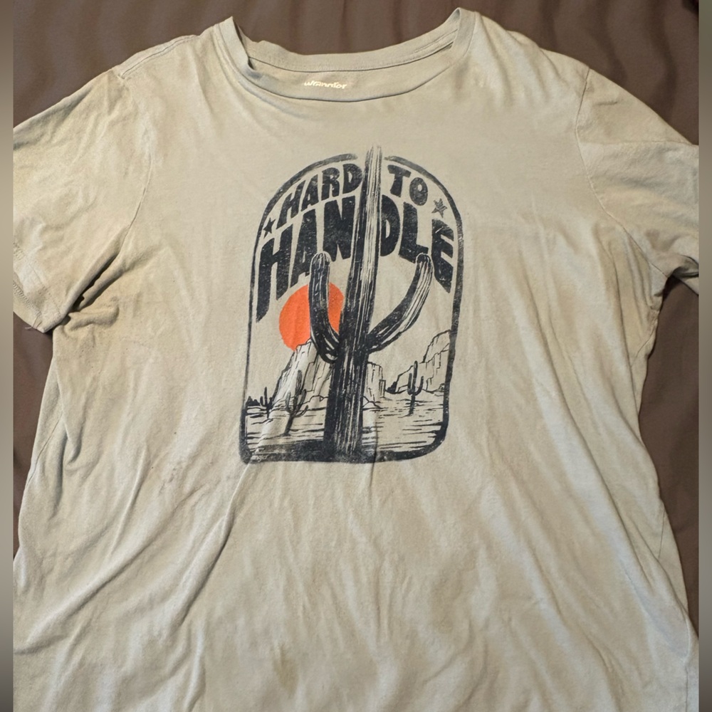Wrangler Graphic Tee with cactus